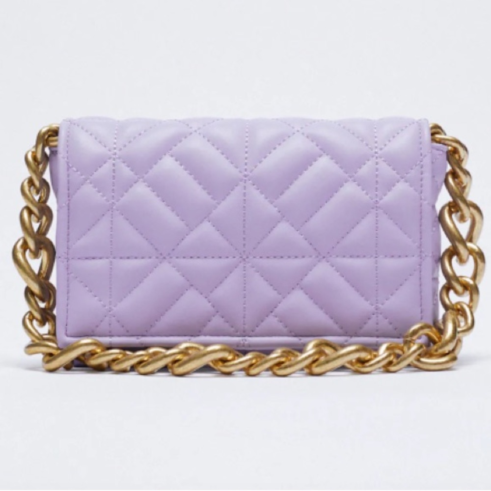 Zara Purple Chain Bag